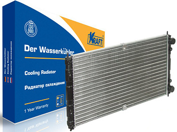 Радиатор охлаждения ВАЗ-2123 алюминиевый (KRAFT) КТ 104013