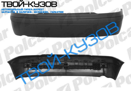 MEGANE03.99-11.02 ЗАДНИЙ БАМПЕР HB с компл. накладок, грунт