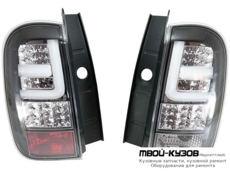 ФОНАРЬ ЗАДНИЙ ВНЕШНИЙ ЛЕВАЯ + ПРАВАЯ (КОМПЛЕКТ) ТЮНИНГ ПОЛНОСТЬЮ С ДИОД ТОНИР (SONAR) ВНУТРИ ХРОМ для Renault DUSTER (2010-)