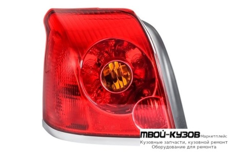 ФОНАРЬ ЗАДНИЙ ВНЕШНИЙ ЛЕВАЯ СТОРОНА (DEPO) для Toyota AVENSIS (2003-2007)