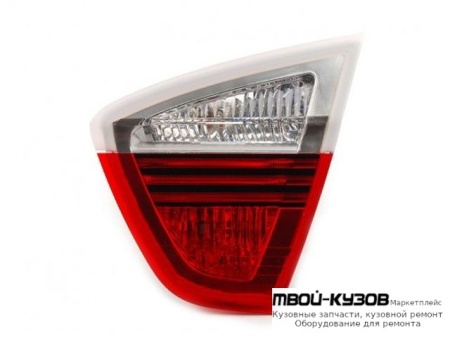 ФОНАРЬ ЗАДНИЙ ВНУТРЕН ПРАВАЯ СТОРОНА (DEPO) КРАСНЫЙ-БЕЛ для BMW E90 СЕДАН / E91 УНИВЕРСАЛ (3 SERIES) (2004-)