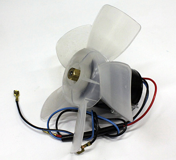 Электродвигатель отопителя ВАЗ-2101 с крыльчаткой с гайкой на втулках (КЗАЭ) МЭ255-06