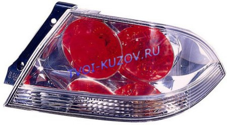 ФОНАРЬ ЗАДНИЙ правый прозрачный хром.  - для MITSUBISHI LANCER