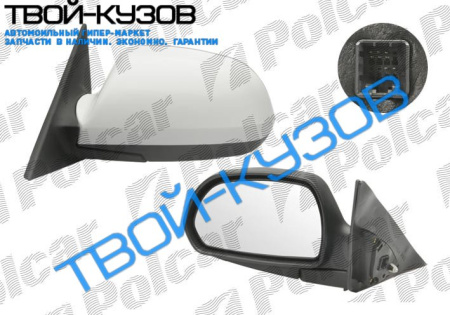 ELANTRA 01- ЗЕРКАЛО ПРАВОЕ ЭЛЕКТРИЧЕСКОЕ