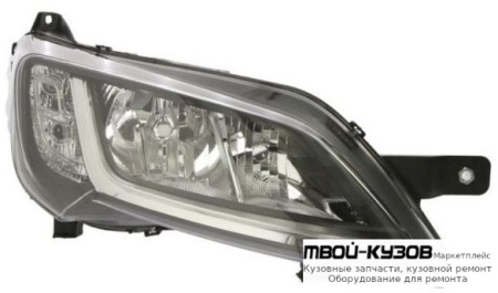 ФАРА ПРАВАЯ СТОРОНА С КОРРЕКТОР (DEPO) для Peugeot BOXER (2014-) / FIAT DUCATO (2014-)