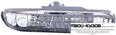 ПОВТОРИТЕЛЬ ПОВОРОТА В КРЫЛО ЛЕВАЯ + ПРАВАЯ (КОМПЛЕКТ) ТЮНИНГ (СЕДАН) (УНИВЕРСАЛ) (КУПЕ) (DEPO) ХРУСТАЛ для BMW E46 СЕДАН / УНИВЕРСАЛ (05.1998 - 08.2001) (09.2001 - 2003)