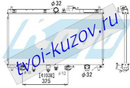 ACCORD (CB, CC7, CE, ROVER 600 93-) РАДИАТОР ОХЛАЖДЕН AT 1.8 2 2.2 (KOYO) ACCORD (CB, CC7, CE, ROVER 600 93-) РАДИАТОР ОХЛАЖДЕН AT 1.8 2 2.2 (KOYO)