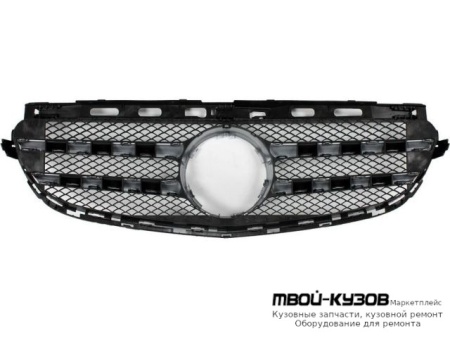 РЕШЕТКА РАДИАТОРА БЕЗ ОТВ П/КАМЕРУ (ТАЙВАНЬ) для Mercedes W212 (2009-)