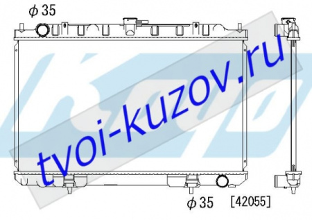 MAXIMA QX РАДИАТОР ОХЛАЖДЕН MT 2 3 (KOYO)