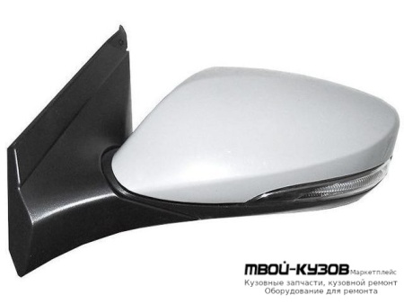 ЗЕРКАЛО ЛЕВАЯ СТОРОНА ЭЛЕКТР БЕЗ ПОДОГРЕВОМ С УКАЗАТЕЛЬ ПОВОРОТА (КИТАЙ) для Hyundai SOLARIS (2011-)