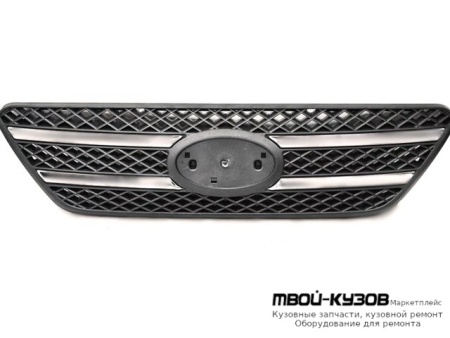 РЕШЕТКА РАДИАТОРА ХРОМ-ЧЁРНЫЙ (ТАЙВАНЬ) для KIA CEED (2007-2011)