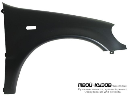 КРЫЛО ПЕРЕДНИЙ ПРАВАЯ СТОРОНА С ОТВ ПОД ПОВТОРИТЕЛЬ (ТАЙВАНЬ) для Mercedes W163 (ML) (09.1998-)