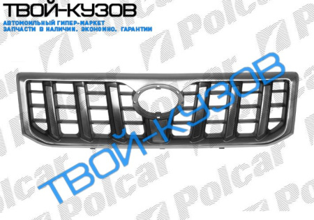 LANDCRUISER FJ120 PRADO 03-09 РЕШЕТКА РАДИАТОРА ХРОМ-ЧЕРНАЯ