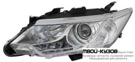ФАРА ЛЕВАЯ СТОРОНА ЛИНЗОВАННАЯ , ДИОД , С КОРРЕКТОР (КСЕНОН) (КИТАЙ) для Toyota CAMRY V50 (2011-)