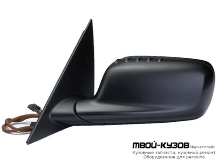 ЗЕРКАЛО ЛЕВАЯ СТОРОНА ЭЛЕКТР С ПОДОГРЕВОМ , АВТОСКЛАДЫВ , ПАМЯТЬЮ (ASPHERICAL) ГРУНТ (ТАЙВАНЬ) для BMW E65 / E66 (2002 - 03.2005) (04.2005-)