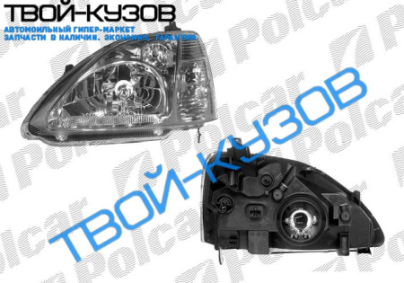 CIVIC 01- ФАРА ЛЕВАЯ ЭЛЕКТРИКА С МОТОРОМ