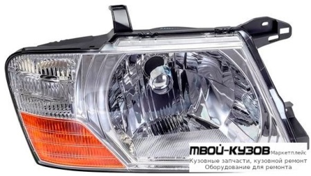 ФАРА ПРАВАЯ СТОРОНА ПОД КОРРЕКТОР (DEPO) для Mitsubishi PAJERO / MONTERO (2000-2002) (2003-)