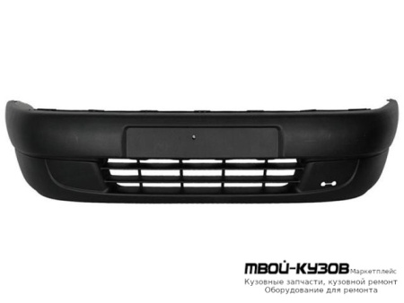 БАМПЕР ПЕРЕДНИЙ ТЕМНО-СЕРЫЙ для Citroen BERLINGO / PEUGEOT PARTNER (10.1996 - 12.2002)