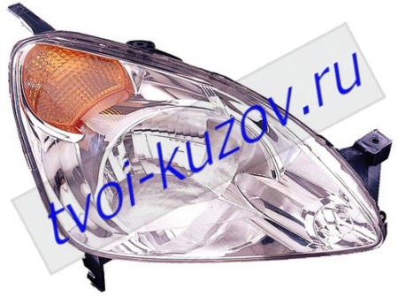 CR-V ФАРА правая с указателем поворота (DEPO) ЖЕЛТ
