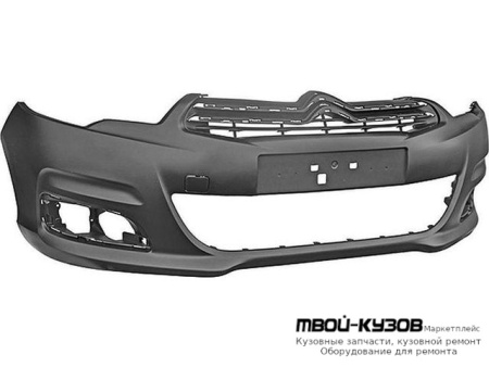 БАМПЕР ПЕРЕДНИЙ (КИТАЙ) для Citroen C4 (2010-) PICASSO (2010-)