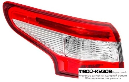 ФОНАРЬ ЗАДНИЙ ВНЕШНИЙ ЛЕВАЯ СТОРОНА С ДИОД (DEPO) для Nissan QASHQAI (2014-)