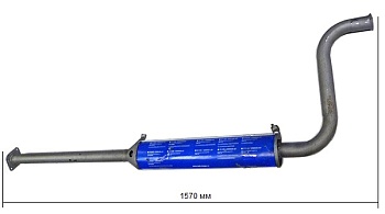 Глушитель доп. (резонатор) ВАЗ-21084,13,14,15 инж.дв. V1,5 без нейтрализатора (АвтоВАЗ)