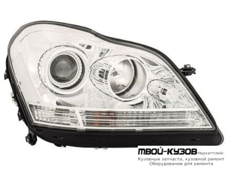 ФАРА ПРАВАЯ СТОРОНА ЛИНЗОВАННАЯ +/- КОРРЕКТОР (DEPO) для Mercedes X164 GL-CLASS (2006-)