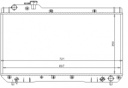 RAV4 РАДИАТОР ОХЛАЖДЕН MT 2