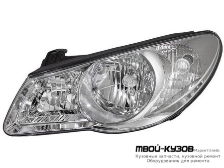 ФАРА ЛЕВАЯ СТОРОНА БЕЗ КОРРЕКТОР (КИТАЙ) для Hyundai ELANTRA (2007-)