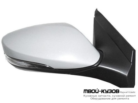 ЗЕРКАЛО ПРАВАЯ СТОРОНА ЭЛЕКТР БЕЗ ПОДОГРЕВОМ С УКАЗАТЕЛЬ ПОВОРОТА (КИТАЙ) для Hyundai SOLARIS (2011-)