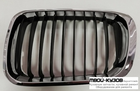 РЕШЕТКА РАДИАТОРА ЛЕВАЯ СТОРОНА ХРОМ-ЧЁРНЫЙ (ТАЙВАНЬ) для BMW E46 СЕДАН / УНИВЕРСАЛ (05.1998 - 08.2001) (09.2001 - 2003)