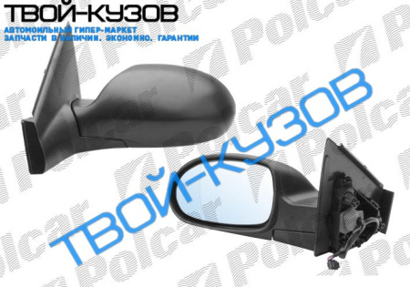 C5 01-08  ЗЕРКАЛО ЛЕВОЕ ЧЕРНОЕ ЭЛЕКТРИЧЕСКОЕ С ОБОГРЕВОМ