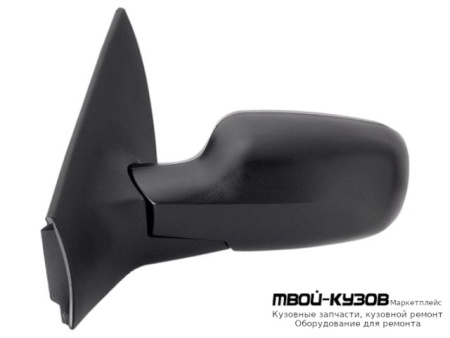 ЗЕРКАЛО ЛЕВАЯ СТОРОНА ЭЛЕКТР С ПОДОГРЕВОМ (ASPHERICAL) ГРУНТ (ТАЙВАНЬ) для Renault MEGANE (2003-2007)