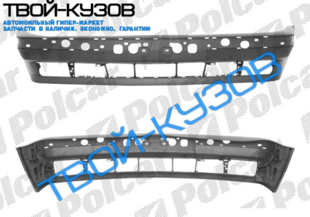 5 E34 88-95 БАМПЕР ПЕРЕДНИЙ ЧЕРНЫЙ/ПОД ГРУНТ