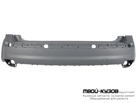 БАМПЕР ЗАДНИЙ (ХЭТЧБЭК) СЕРЫЙ. ГРУНТ (ТАЙВАНЬ) для Ford FOCUS (2005-)