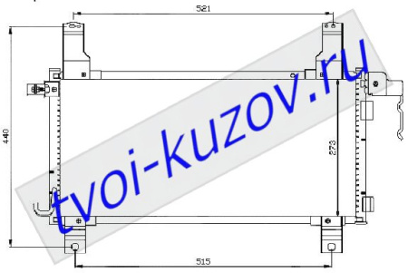 6 КОНДЕНСАТОР КОНДИЦ с ОСУШИТ.