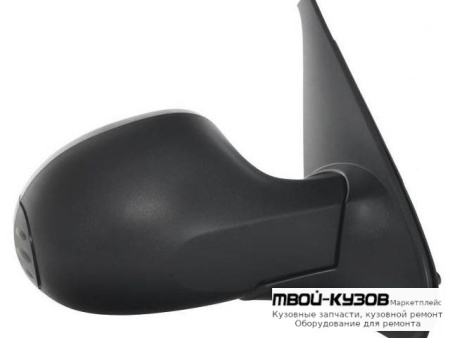 ЗЕРКАЛО ПРАВАЯ СТОРОНА ЭЛЕКТР С ПОДОГРЕВОМ (CONVEX) ГРУНТ (ТАЙВАНЬ) для Renault SYMBOL (2008-)