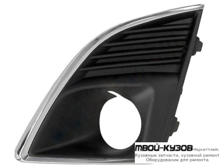 РЕШЕТКА БАМПЕРА ПЕРЕДНИЙ ЛЕВАЯ СТОРОНА С ОТВЕРСТИЯМИ ПОД ПРОТИВОТУМАННЫЕ ФАРЫ (КИТАЙ) для Chevrolet CRUZE (2009-)