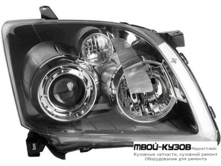 ФАРА ПРАВАЯ СТОРОНА ПОД КОРРЕКТОР (DEPO) для Toyota AVENSIS (2003-2007)