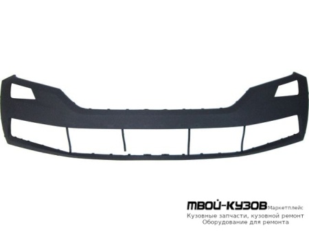 БАМПЕР ПЕРЕДНИЙ БЕЗ ОТВ П/ОМЫВАТЕЛЬ ФАР (КИТАЙ) для Skoda KODIAQ (2016-)