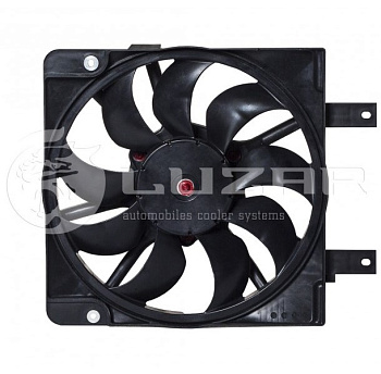 Электродвигатель охлаждения ВАЗ-2170 с крыльчаткой и кожухом Panasonic (LUZAR) LFc 01272