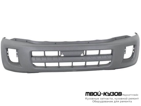 БАМПЕР ПЕРЕДНИЙ БЕЗ ОТВ П/РАСШИРИТ ТЕМНО-СЕРЫЙ (ТАЙВАНЬ) для Toyota RAV4 (2000-2003) (2004-2005)