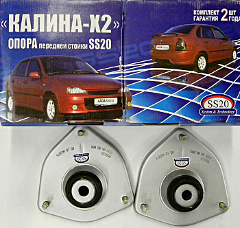 Опора передней стойки ВАЗ-1118 в сборе (SS-20) Мастер (2шт.)