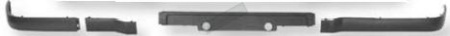 E36 ( и ДЛЯ BME3691-161X) МОЛДИНГ бампера переднего лев. и прав. (КОМПЛЕКТ) (4 шт) (M3) загрунтов. (под покраску) черного цвета