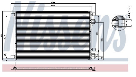 MEGANE ( и SCENIC 03-) КОНДЕНСАТОР КОНДИЦ (см.каталог)
