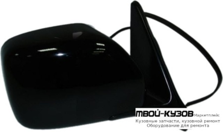 ЗЕРКАЛО ПРАВАЯ СТОРОНА ЭЛЕКТР (CONVEX) ЧЁРНЫЙ (ТАЙВАНЬ) для Toyota LANDCRUISER 100 (1998-)
