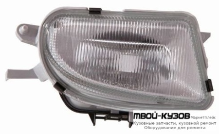 ФАРА ПРОТИВОТУМАННАЯ ПРАВАЯ СТОРОНА (DEPO) для Mercedes W210 (08.1995 - 08.1999) (09.1999 - 06.2002)