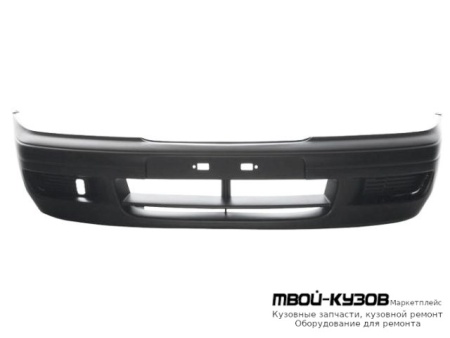 БАМПЕР ПЕРЕДНИЙ +/- ПРОТИВОТУМ ЧЁРНЫЙ (ТАЙВАНЬ) для Nissan PRIMERA P11 (11.1996 - 05.1999)