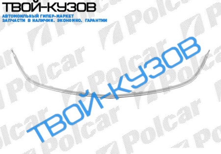 ASTRA  J  09- НАКЛАДКА РЕШЕТКИ РАДИАТОРА (ХРОМ)  НИЖН.