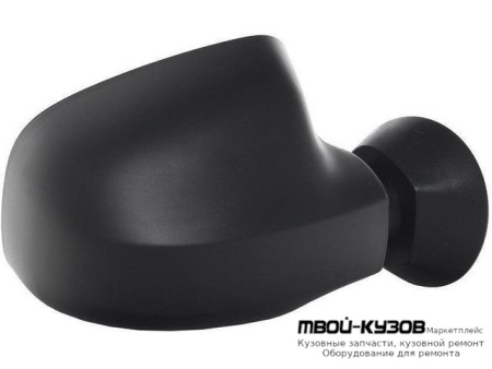 корпус монолитный!)} ЗЕРКАЛО ПРАВАЯ СТОРОНА БОЛЬШ ЭЛЕКТР С ПОДОГРЕВОМ (aspherical) (Тайвань) ЧЁРНЫЙ для Renault LOGAN (2005-2014), Renault SANDERO (2008-)